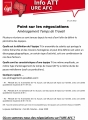 Information Accord temps de travail à L'URE AFC